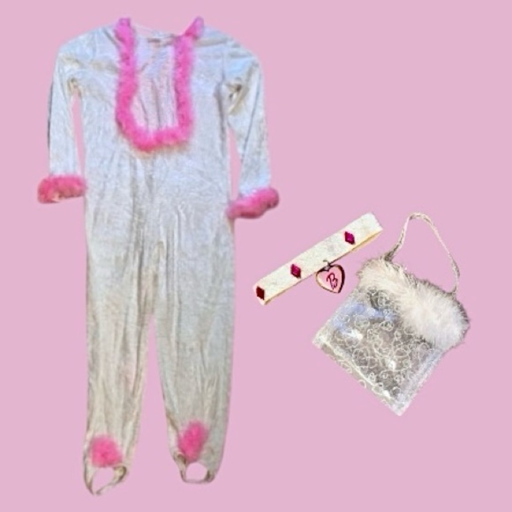 Barbie Cat Suit Costume for Girls in Size Medium Halloween or Dress-Up